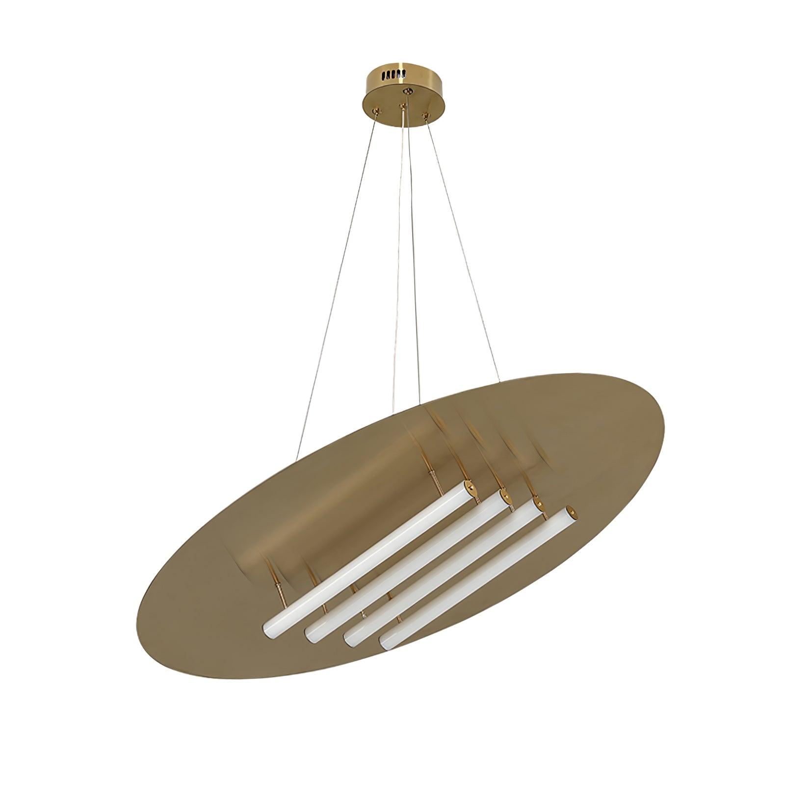 Modern Big Disc Pendant Light - Stylish Ceiling Hanging Lamp for Dining Room, Kitchen Island & Living Room Decor