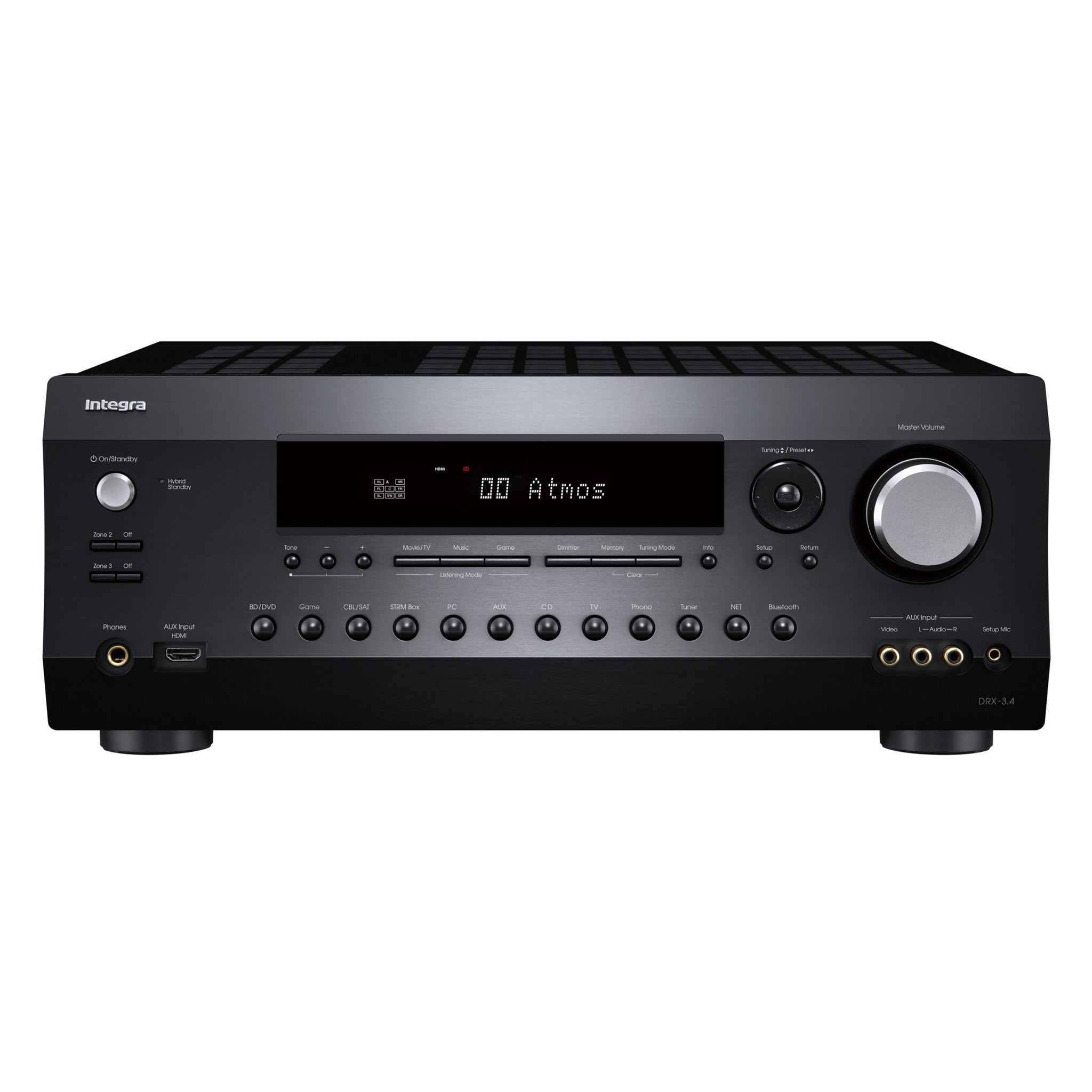 Integra DRX 3.4 9.2 Channel AV Receiver with Dolby Atmos - Premium Home Theater Audio System for Movies, Music & Gaming