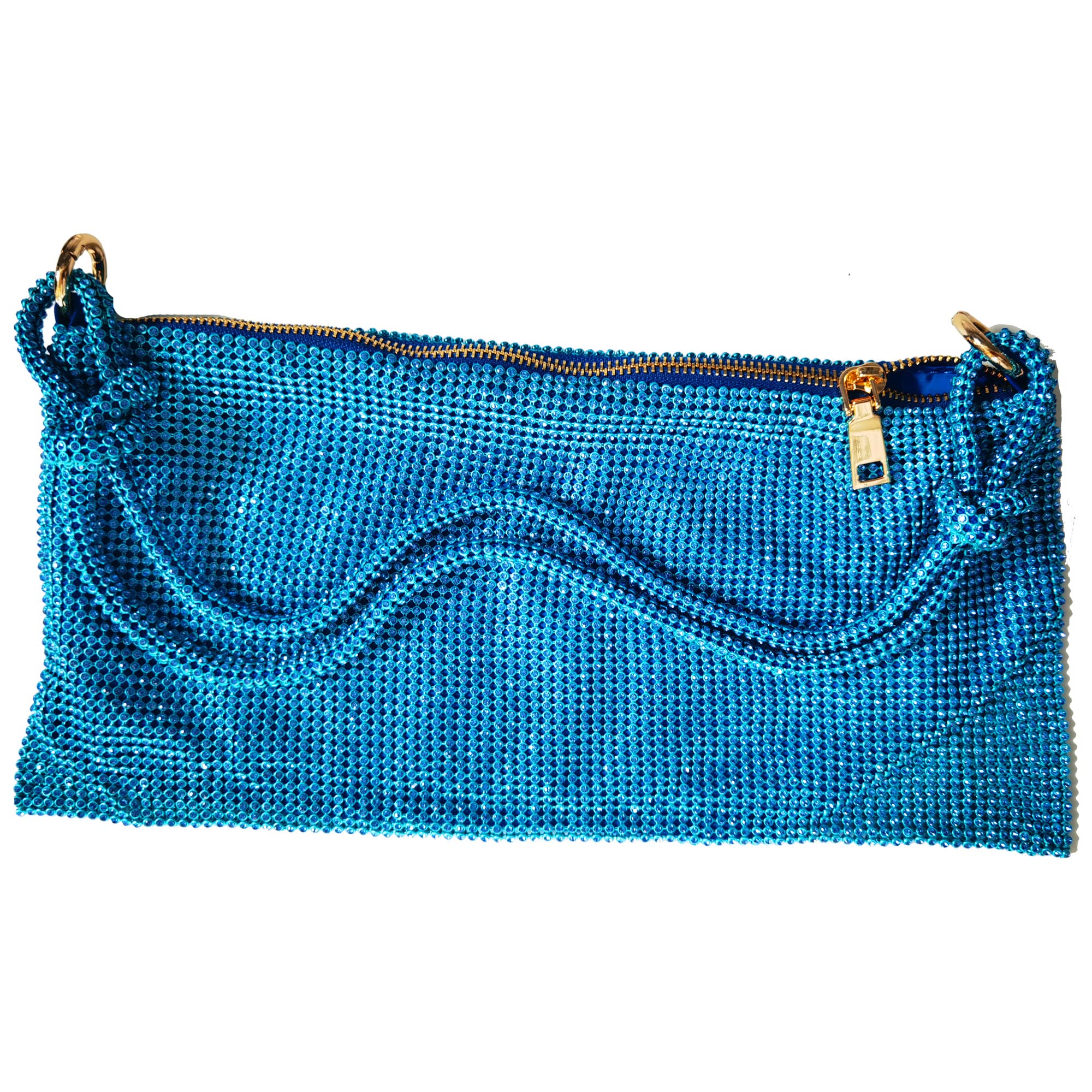 Sparkly Rhinestone Evening Clutch Purse for Women - Elegant Silver Party Handbag for Prom, Wedding & Special Occasions | Perfect for Night Out, Gala & Formal Events