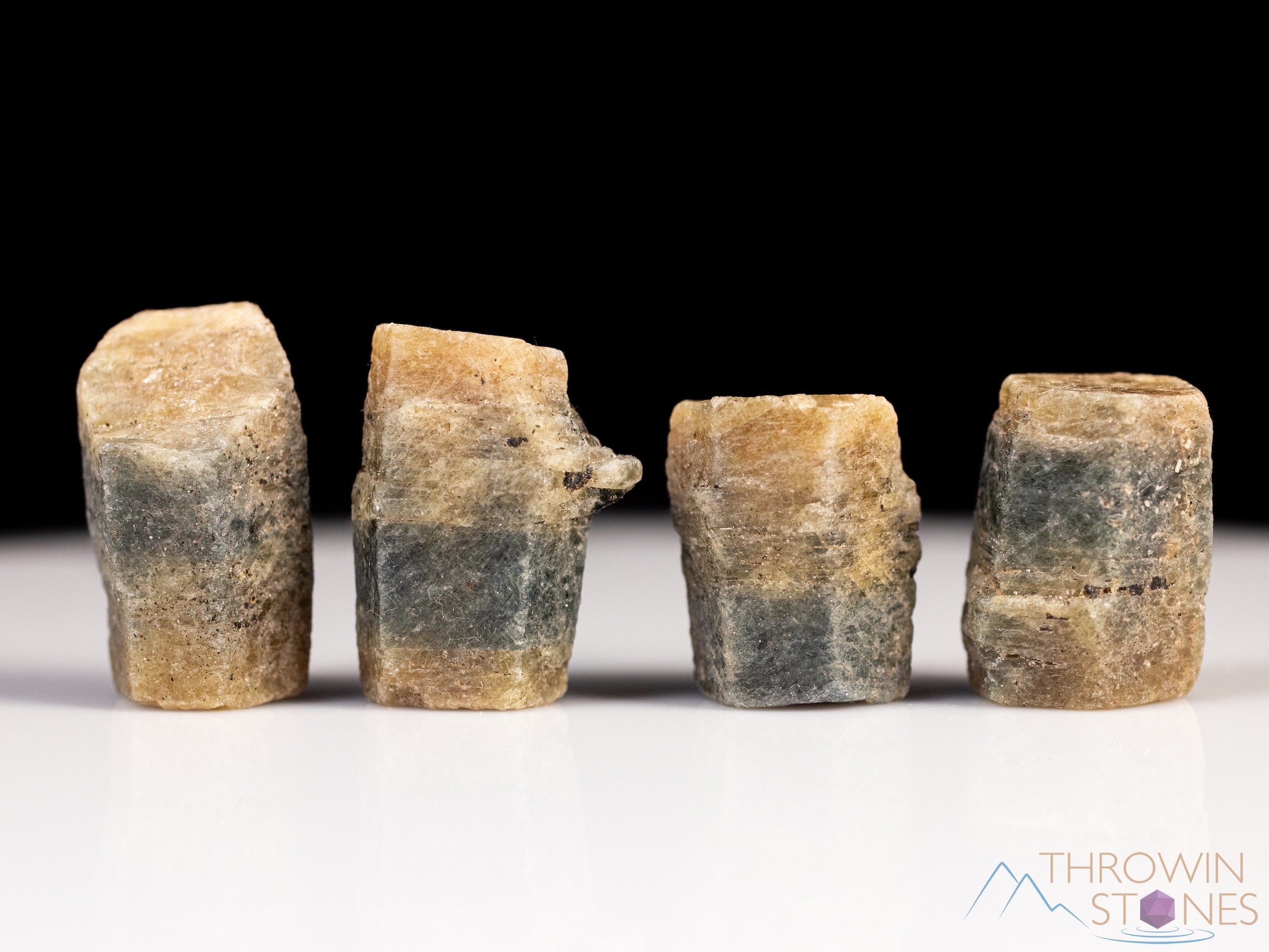 Natural Bicolor Sapphire Raw Crystals - Genuine Birthstones & Healing Gemstones for Jewelry Making (E1596) | Perfect for DIY Crafts, Crystal Healing, and Unique Gift Ideas