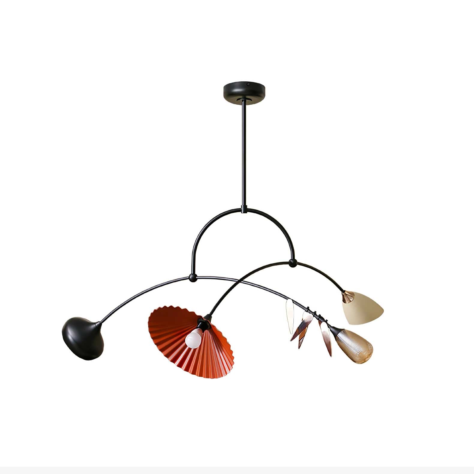 Calibra Mobile Chandelier - Modern Crystal Ceiling Light Fixture for Dining Room, Bedroom & Living Room | Elegant Home Decor Lighting for Weddings & Special Events