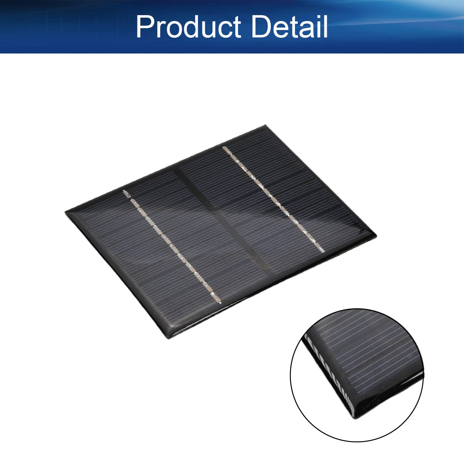 Bettomshin 12V 1.5W Mini Solar Panel - Polycrystalline Solar Cell Module for DIY Solar System, Light Electric Toys, Battery Charger (4.53