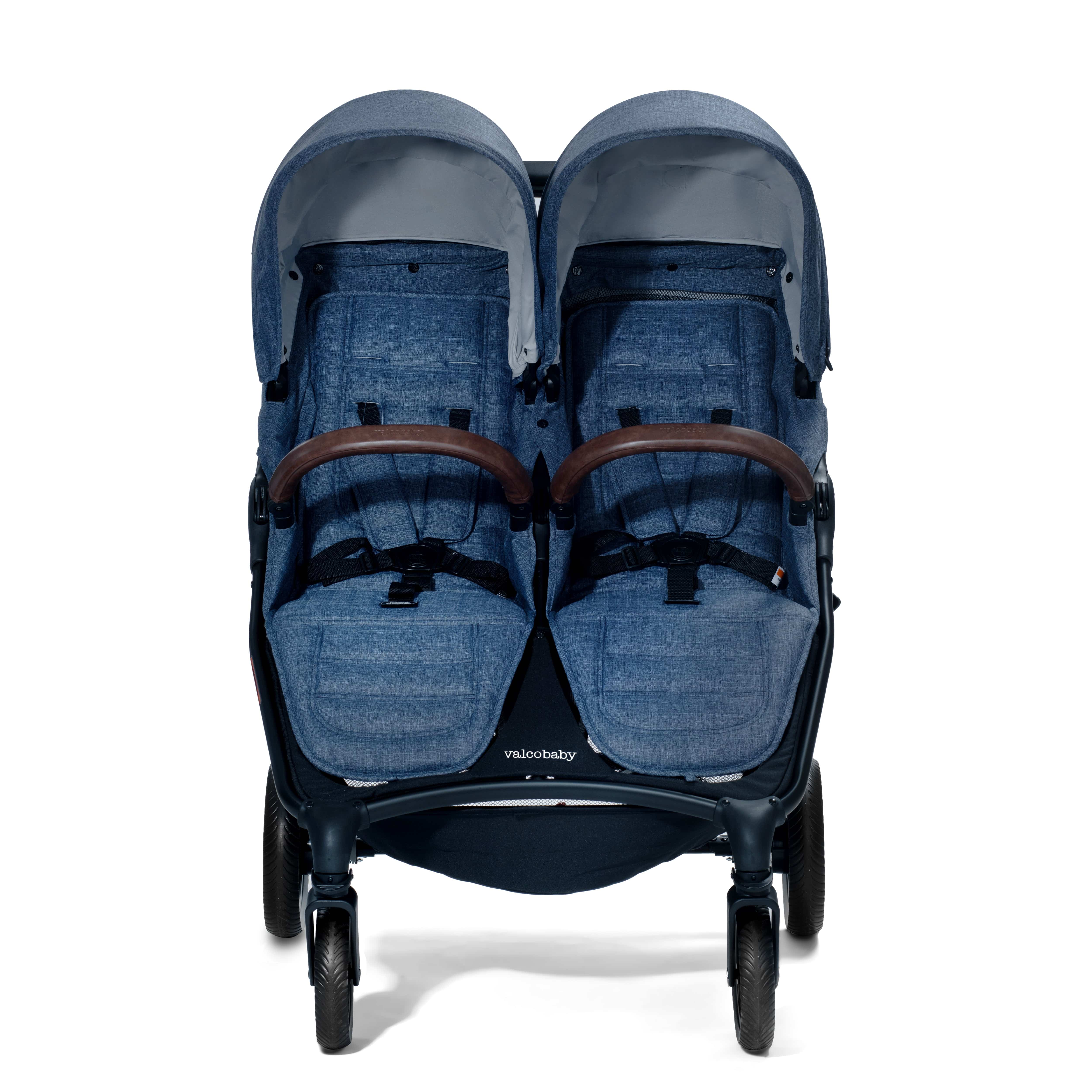 Valco Baby Duo Trend Double Stroller - Lightweight Compact Side by Side Stroller for Twins & Toddlers | Perfect for Shopping, Travel & Outdoor Adventures