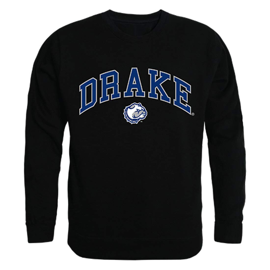 Drake Bulldogs Campus Crewneck Pullover Sweatshirt - Men's & Women's Comfortable College Sweater for Game Day & Casual Wear