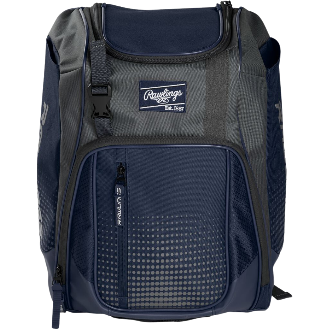 Rawlings Franchise Backpack - Durable Baseball Backpack for Players & Coaches - Perfect for Sports Gear, School & Travel