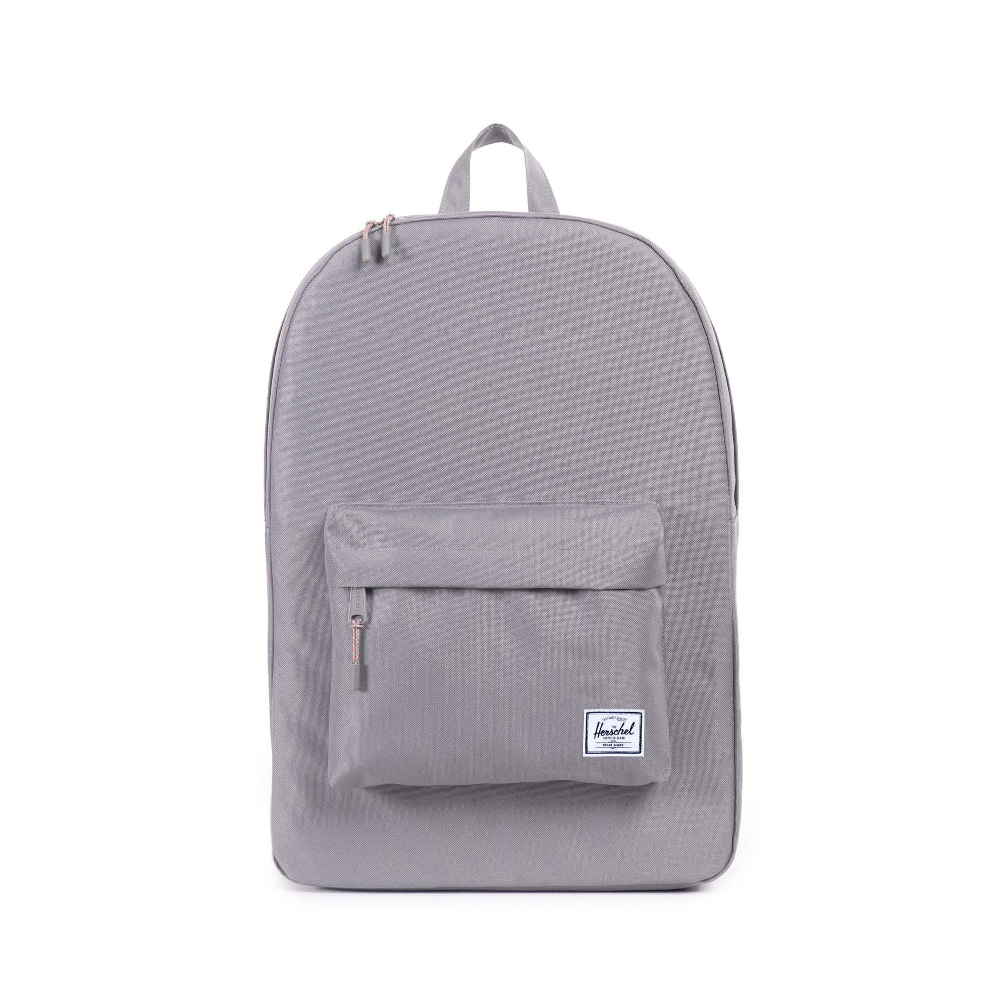 Herschel Classic Backpack - Stylish Grey Laptop Backpack for Men & Women - Perfect for School, Travel & Work Commute