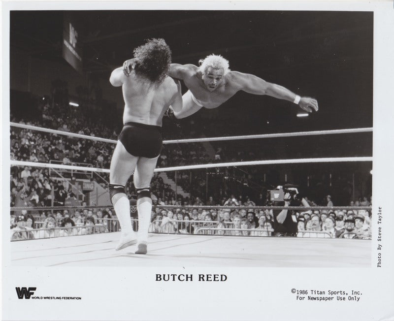 WWF Promotional Photos 1986 Butch Reed - Vintage Wrestling Memorabilia for Collectors & Fans - Perfect for Display, Gifts, and Wrestling History Enthusiasts