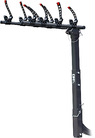 DK2 BCR290 4-Bike Hitch Mount Rack - Heavy Duty 200 lb Capacity - Fits 2-Inch Receiver - Perfect for SUVs, Trucks & Family Road Trips