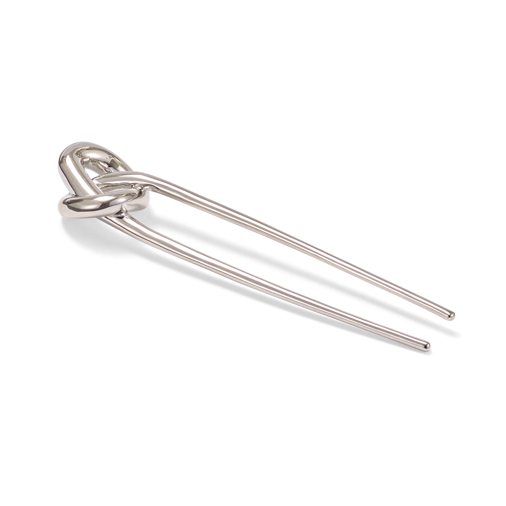 Elegant Glossy Knot French Hair Pin - Perfect for Weddings, Prom, and Everyday Hairstyles