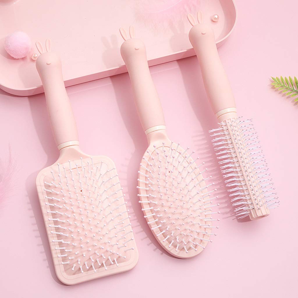 Cartoon Airbag Massage Comb - Durable Long Plate Hairbrush for Gentle Scalp Massage & Styling | Perfect for Home, Travel & Salon Use