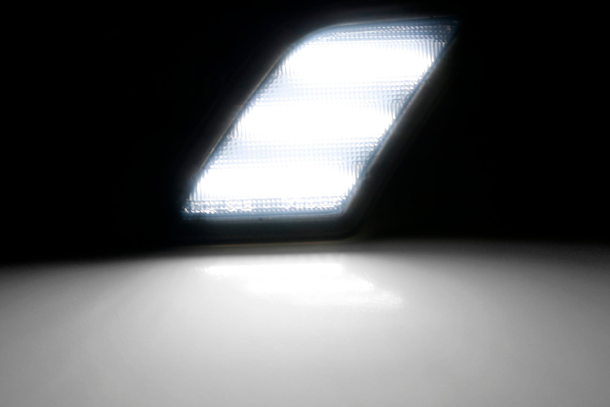 Euro Smoked Lens White LED Side Marker Lights for 2008-2011 Mercedes W204 C250 C300 - Upgrade Your Car's Style & Safety for Night Driving