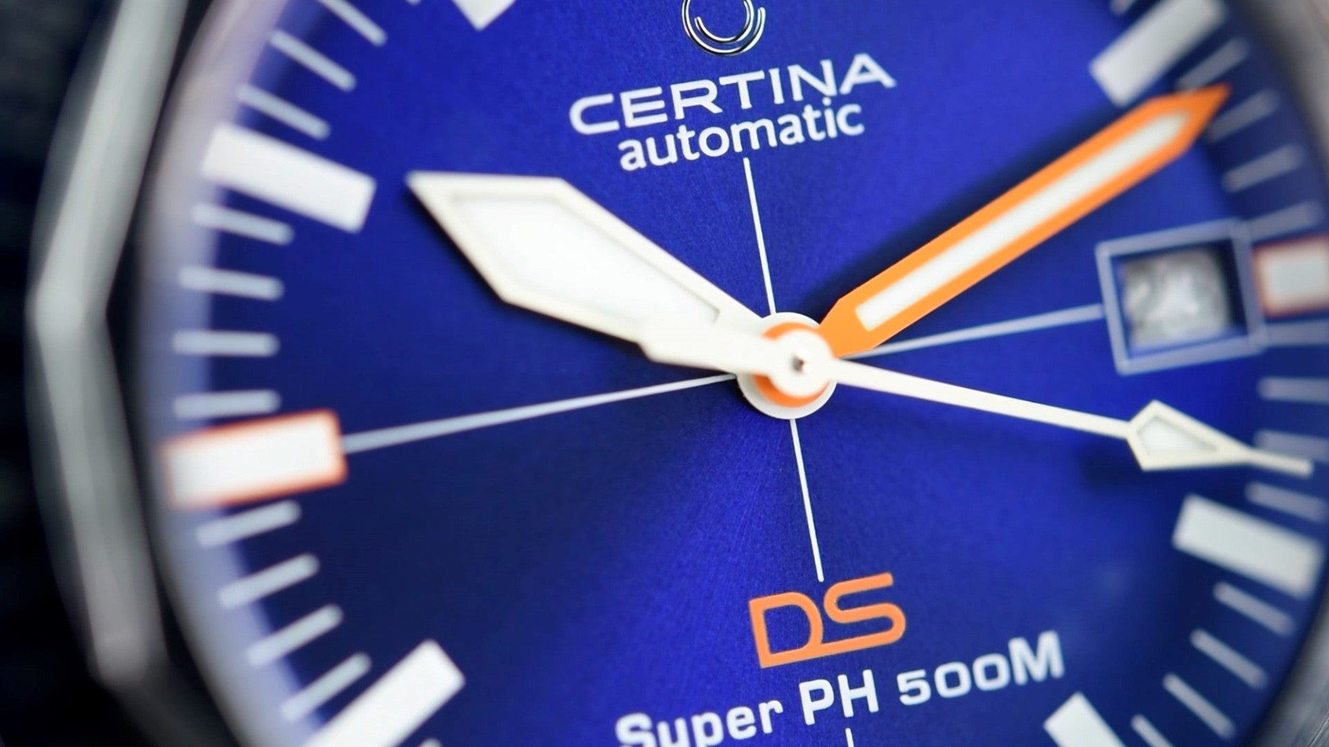 Certina DS Super PH500M C037.407.18.040.10 Men's Diving Watch - 500M Water Resistant, Swiss Automatic Movement, Stainless Steel Case - Perfect for Scuba Diving & Water Sports (Pre-Owned)