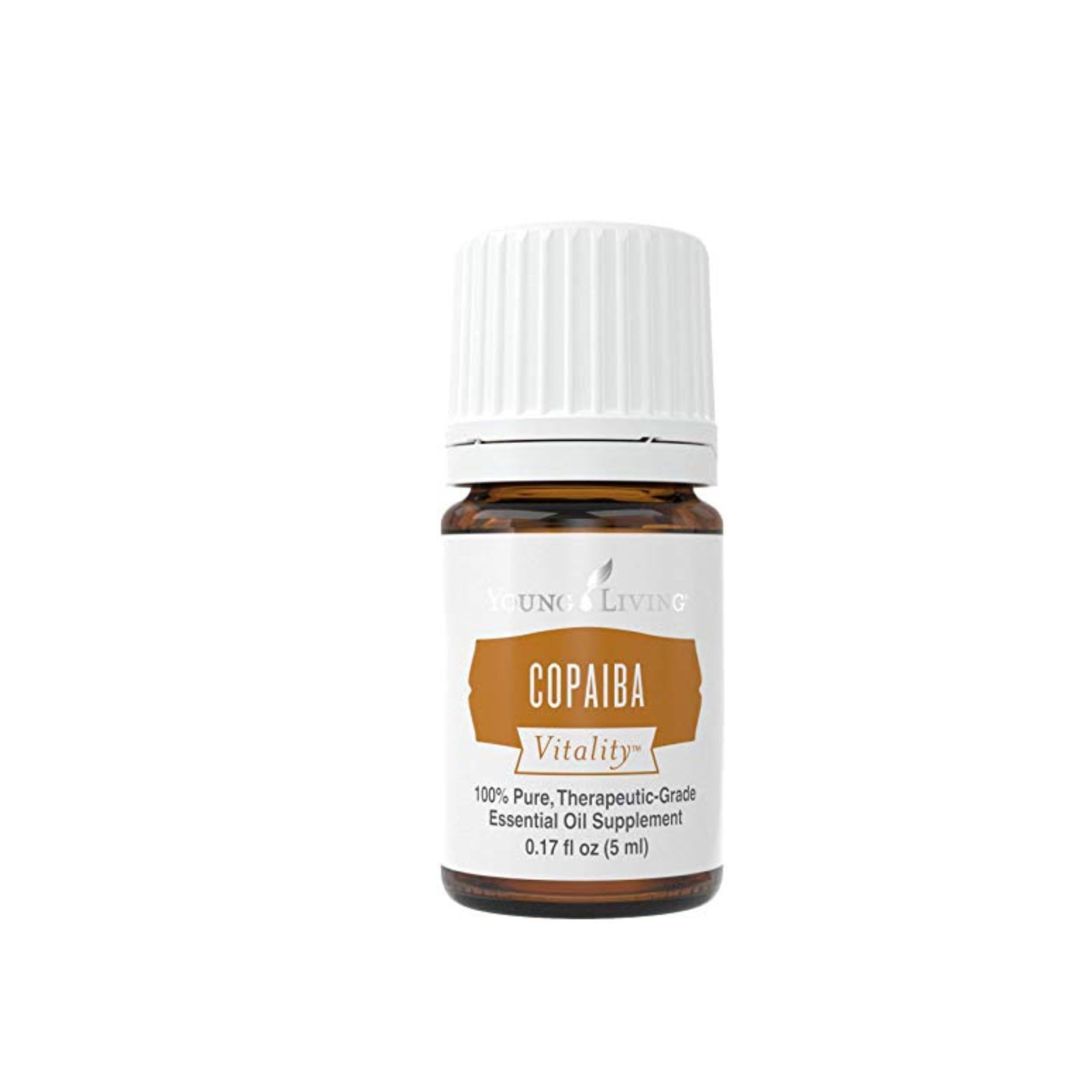 Young Living Copaiba Vitality 5ml Essential Oil - Organic, Earthy & Buttery Flavor - Promotes Wellness & Relaxation - Perfect for Aromatherapy, Massage & Stress Relief
