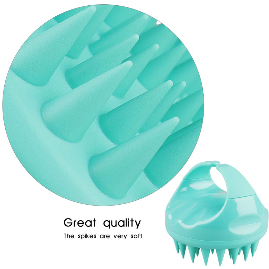 Handheld Silicone Body Massage Brush - Cellulite Remover & Fascia Release Tool for Shower, Bath, Hair & Scalp Care - Pink Exfoliating Brush for Skin & Head Cleansing (Perfect for Spa Days & Self-Care Routines)