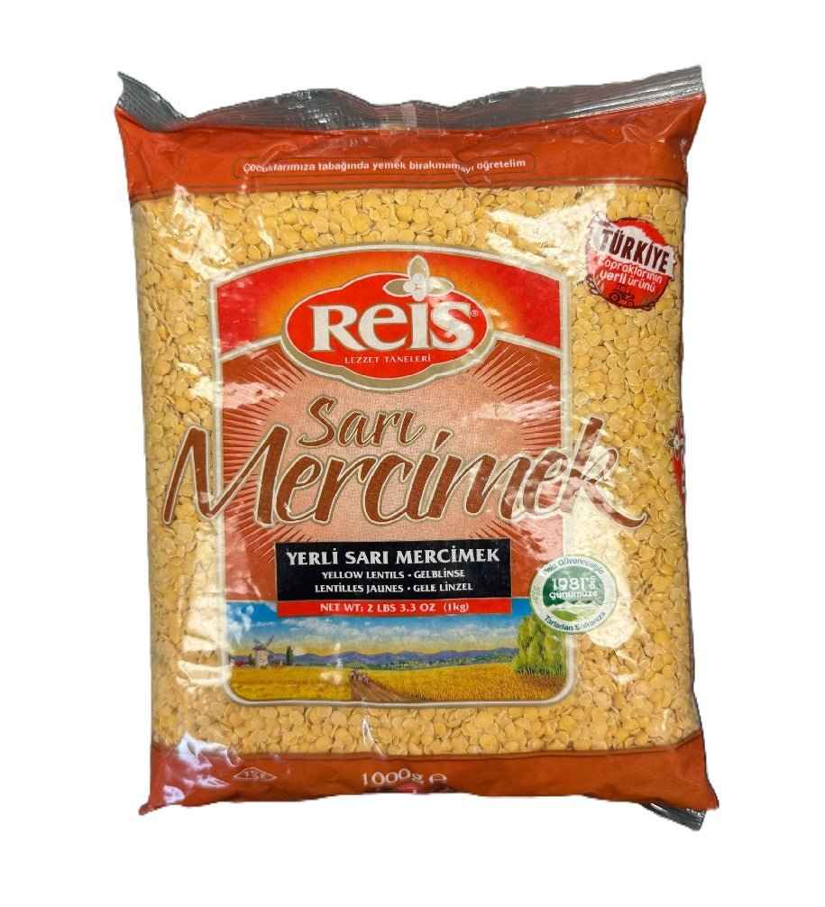 Organic Yellow Lentils 1Kg | High Protein, Gluten-Free | Perfect for Soups, Stews & Indian Dal Recipes