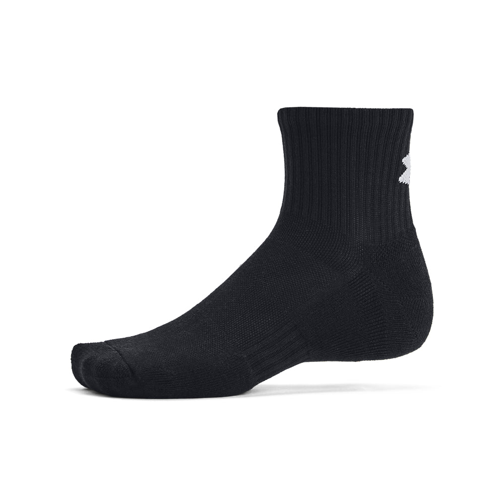 Under Armour Tech Cotton Quarter Socks 6-Pack for Men & Women - Breathable Athletic Socks for Running, Gym & Everyday Comfort