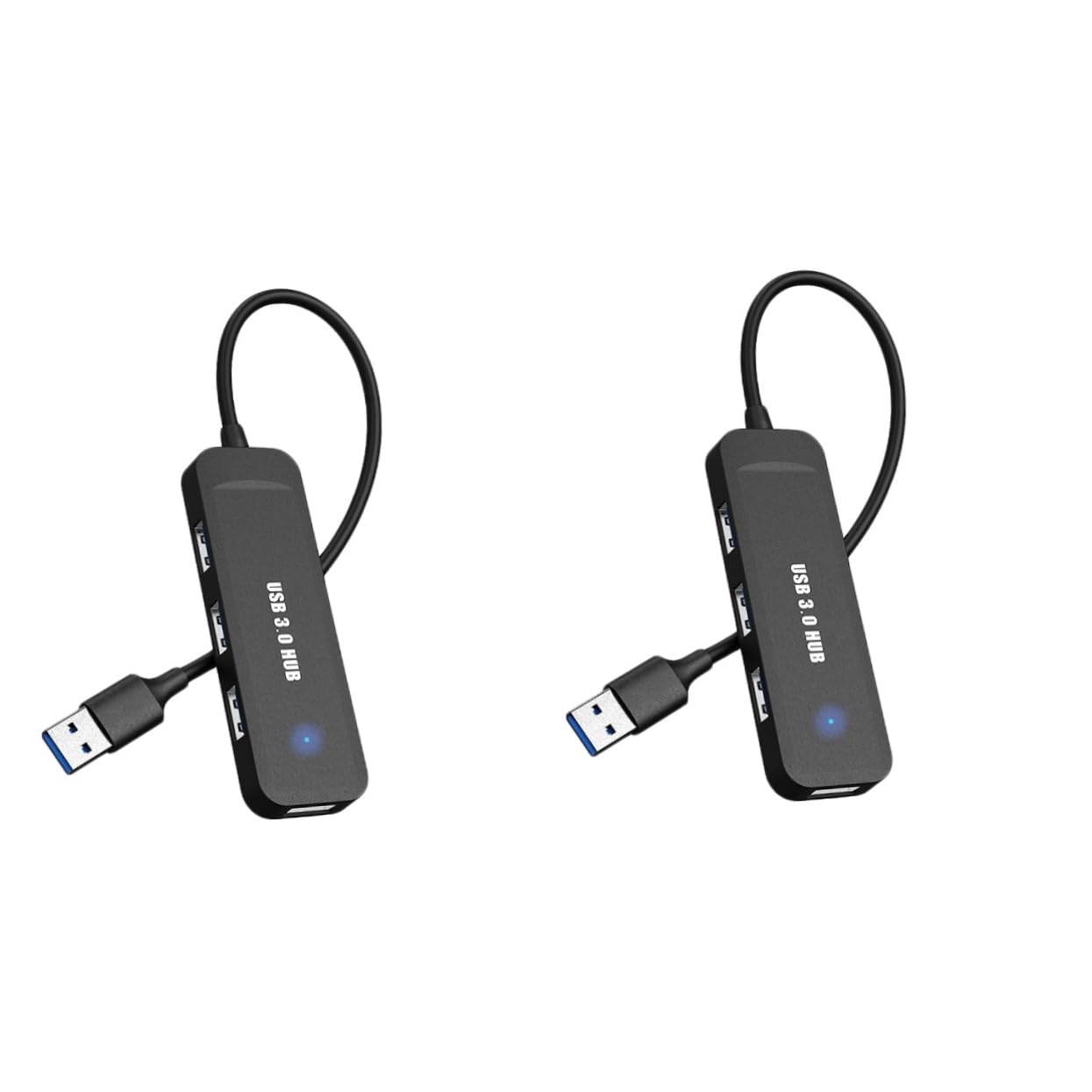 PartyKindom 4-Port USB Hub for Laptop & Computer - USB Splitter, Extender, Adapter & Charging Station - Perfect for Home Office, Gaming & Multi-Device Charging