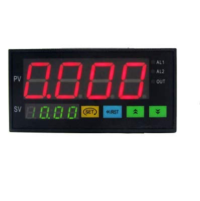 Digital Weight Indicator with High/Low Alarm - 4 Load Cell Compatible LM8-RRD for Industrial Scales & Shipping Weighing