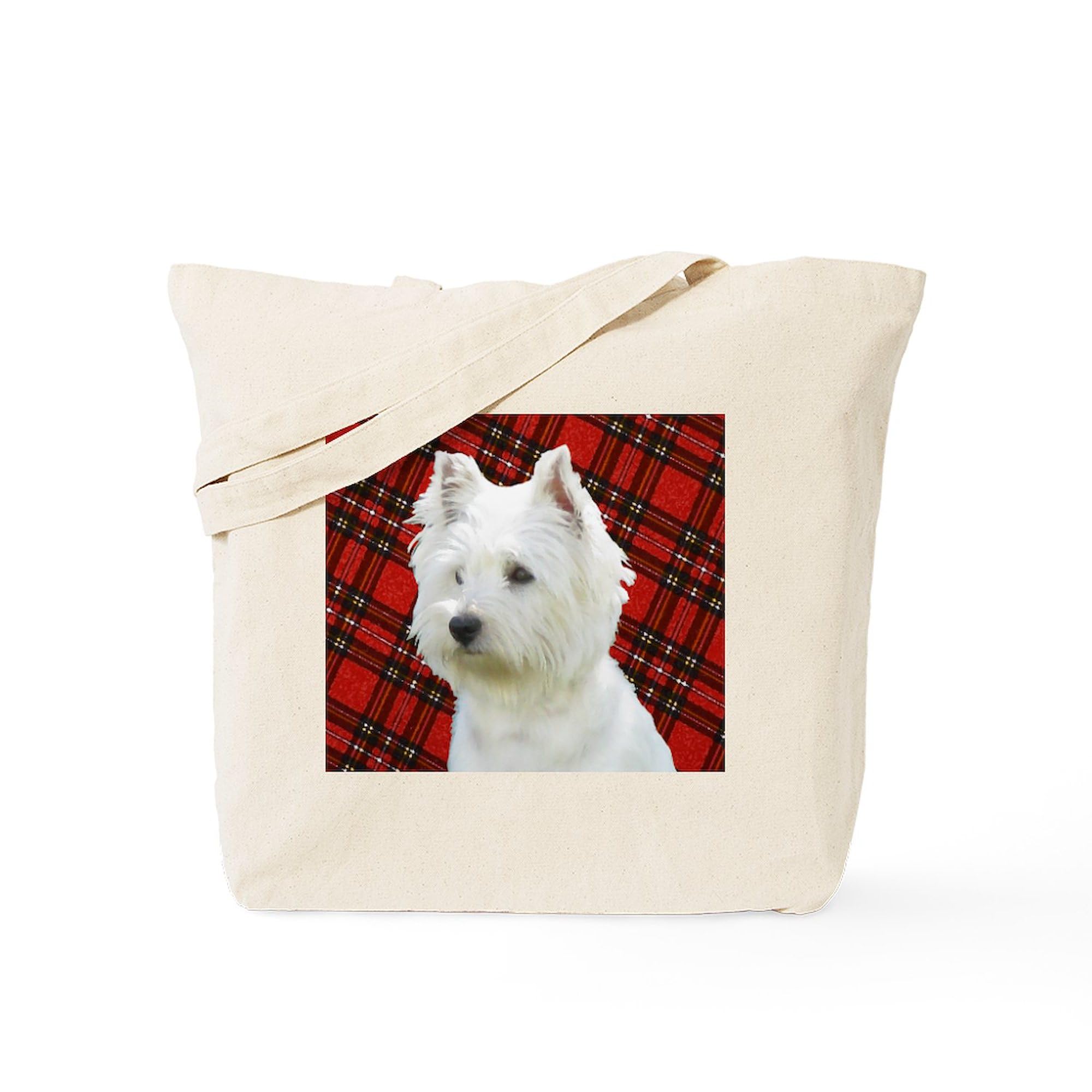 Westies Are The Besties! Natural Canvas Tote Bag - Eco-Friendly Reusable Shopping Bag for Groceries, Beach & Daily Use