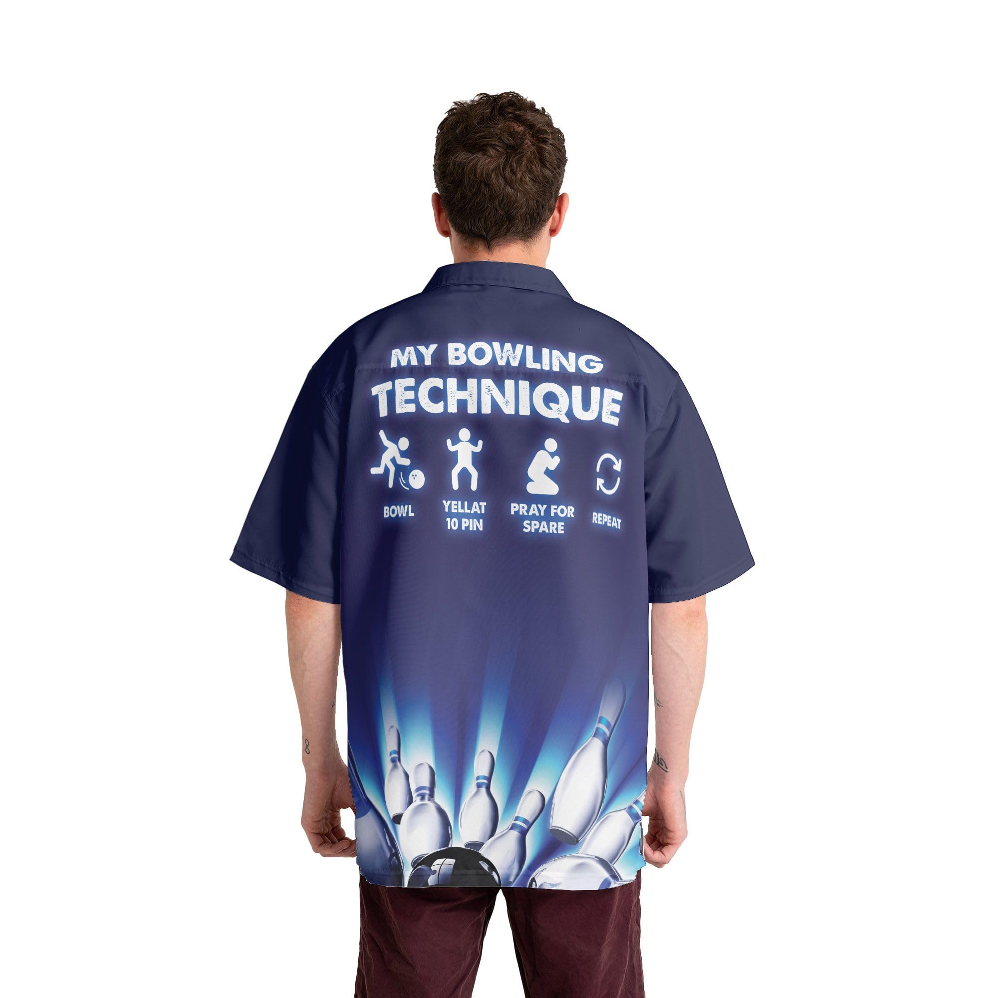 Custom Personalized Bowling Shirts with Names for Men & Women | Stylish Hawaiian Bowling Team Shirts | Perfect for Bowling Leagues, Tournaments & Casual Wear