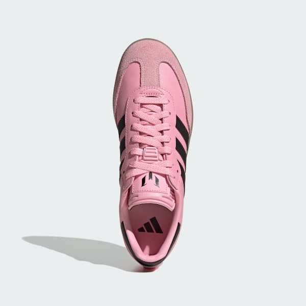 Adidas Men's Samba OG Messi Soccer Cleats - Pink & Black | Lightweight Football Shoes for Artificial Turf & Street Play