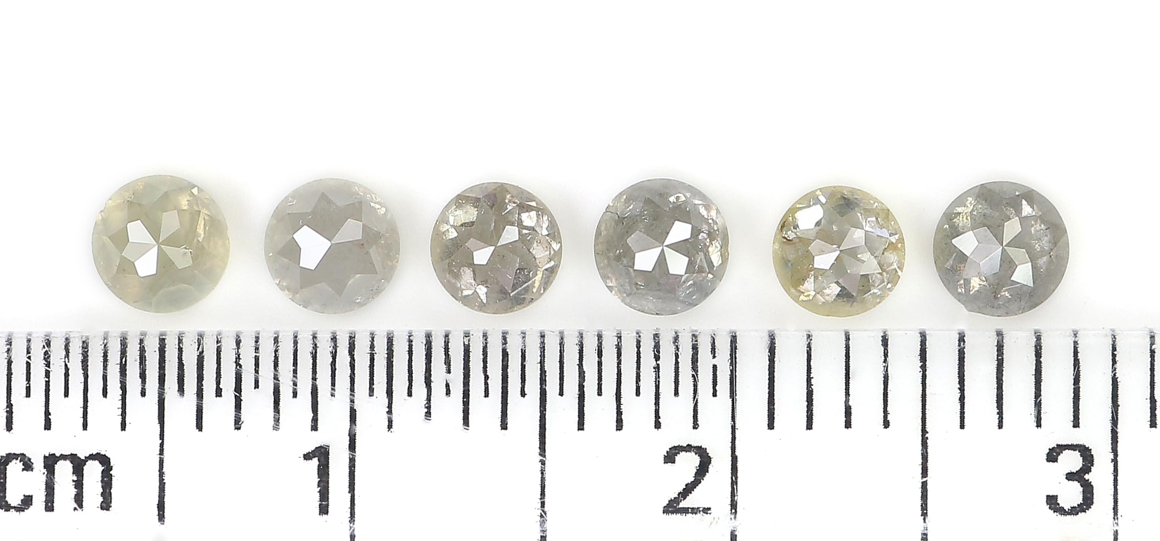1.42 CT Natural Loose Round Rose Cut Grey Diamond - 3.50 MM GIA Certified Loose Diamond for Engagement Rings & Jewelry Making (LQ1701)