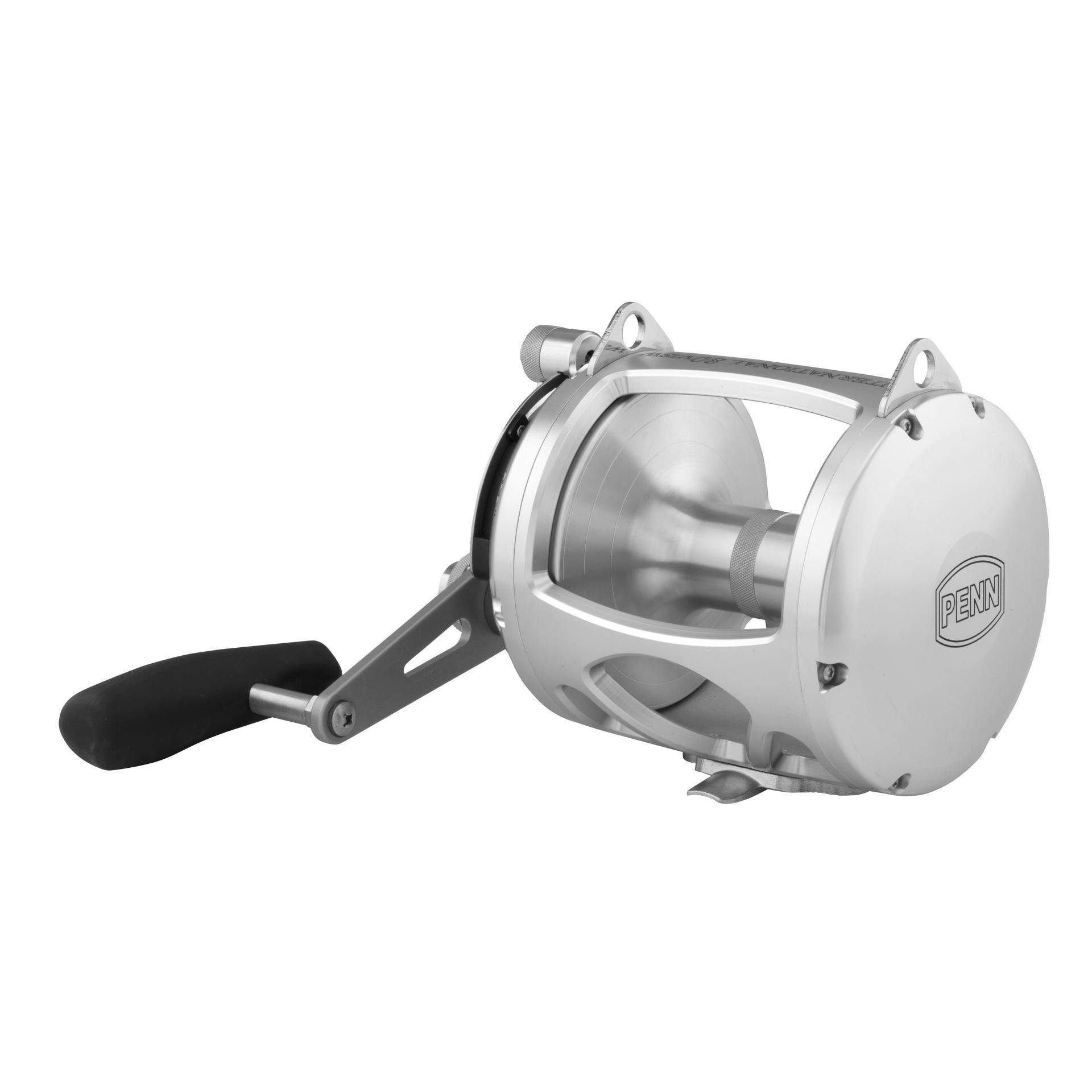 VISW 2-Speed Wide Conventional Fishing Reel - Saltwater & Freshwater Trolling Reel for Offshore & Inshore Fishing | Heavy Duty Marine Grade Aluminum Construction
