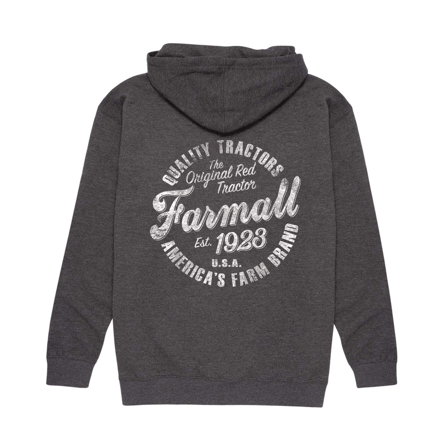 Country Casuals Farmall Circle Men's Pullover Hoodie - Soft Cotton Fleece Hooded Sweatshirt for Casual Wear, Outdoor Activities & Lounge Comfort
