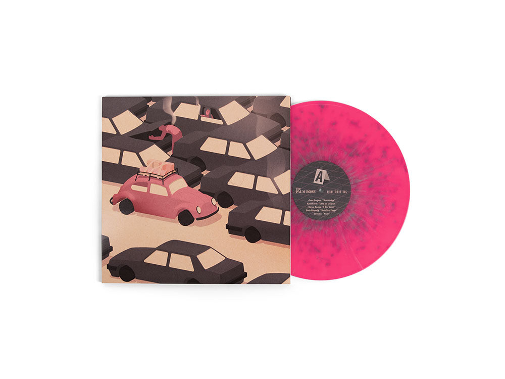VIP // Rose pink with black splatter vinyl