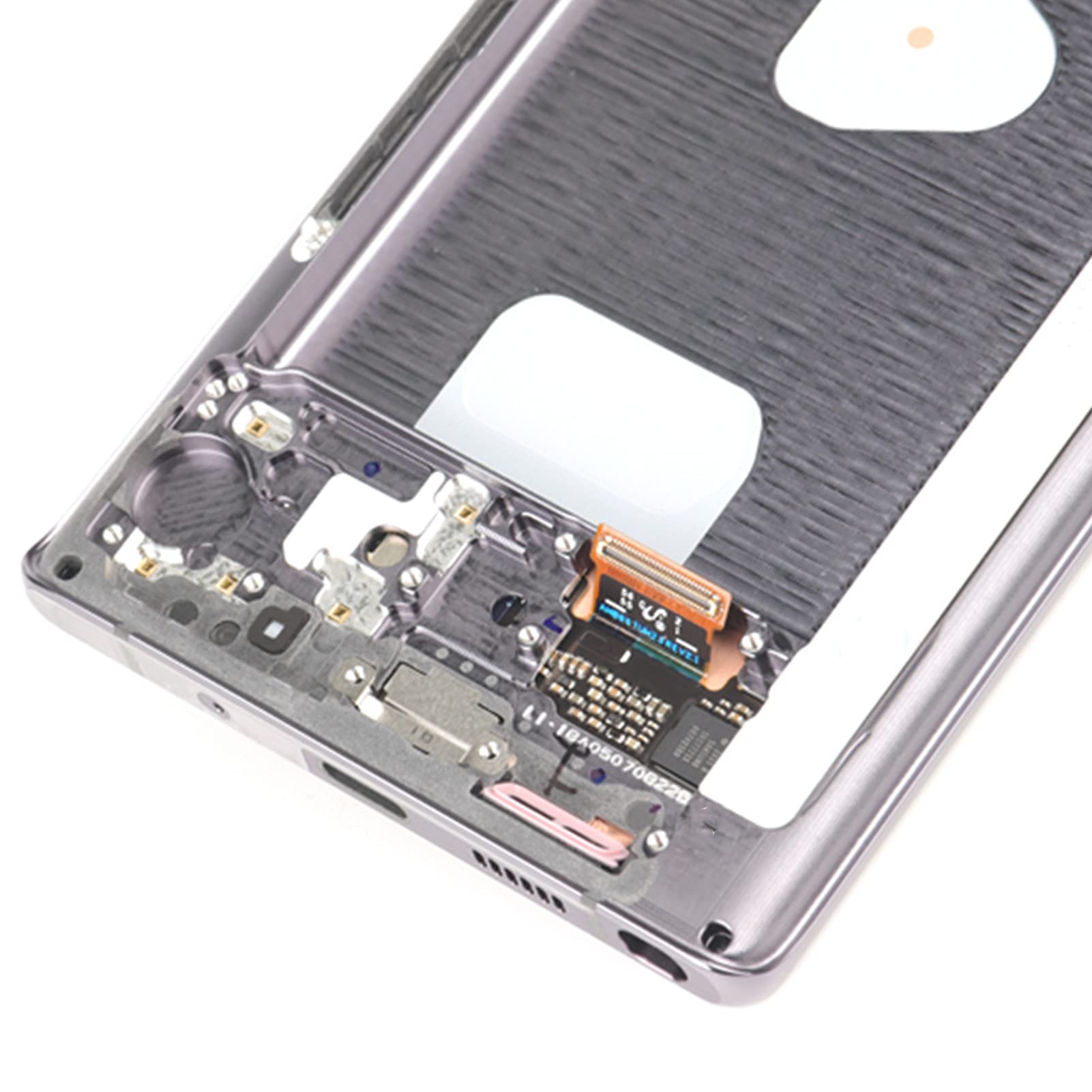 Samsung Galaxy Note 20 5G AMOLED Screen Replacement with Frame (6.7 Inch, Black) - Compatible with SM-N981/N981U/N981A/N981W Models | LCD Display & Digitizer Touch Screen Assembly | Perfect for Cracked or Damaged Screen Repair