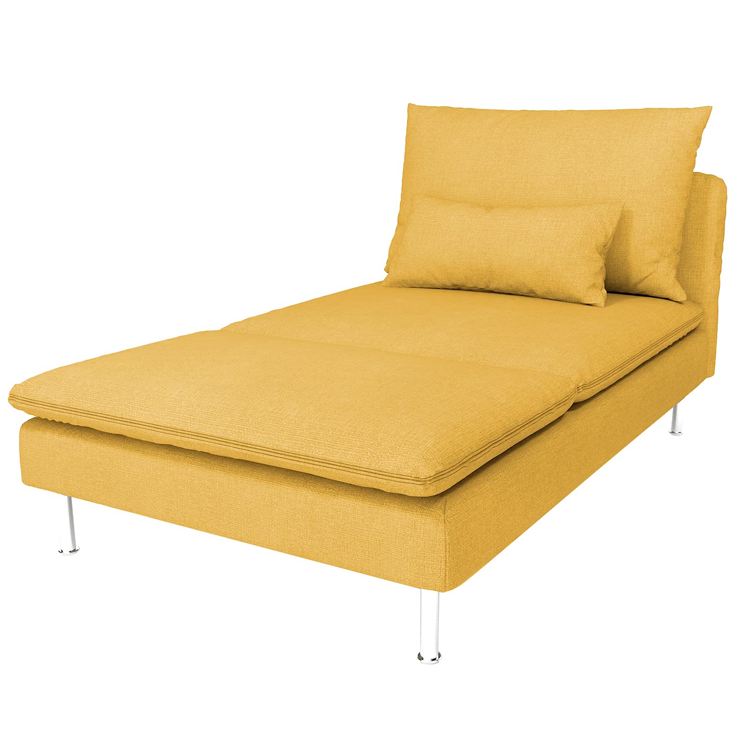 CRIUSJA Sofa Slipcover for IKEA Soderhamn Chaise Longue - Stretchable Couch Cover with Cushion Cover for 1-Seater Sofa (Size S-12, Chaise) - Perfect for Living Room, Bedroom & Home Decor Protection