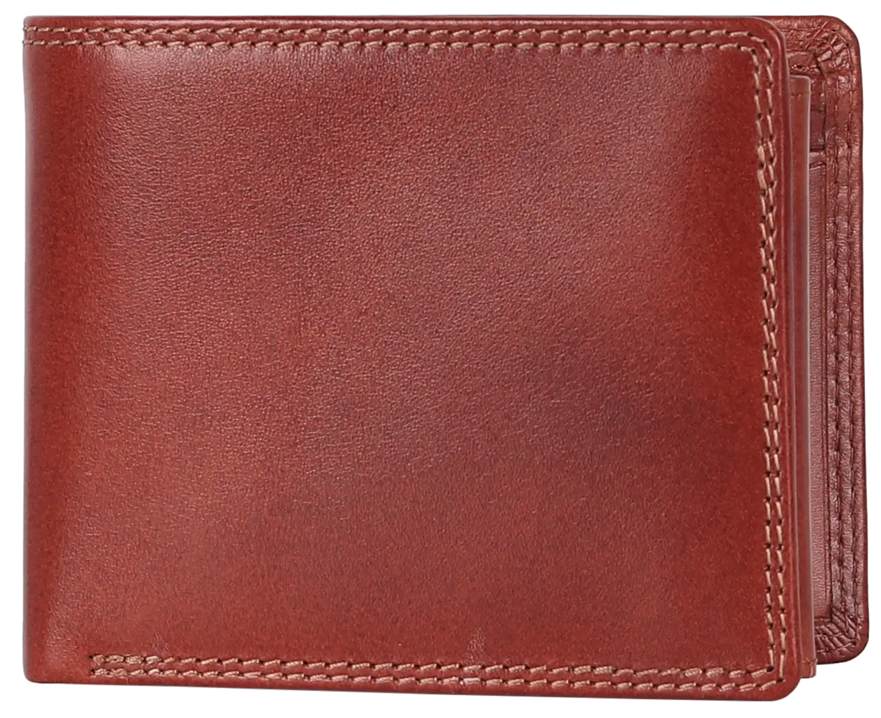 Premium MET Leather Wallet with RFID Protection & Coin Pocket - Stylish & Durable Mens Bifold Wallet for Everyday Carry, Travel & Business Use