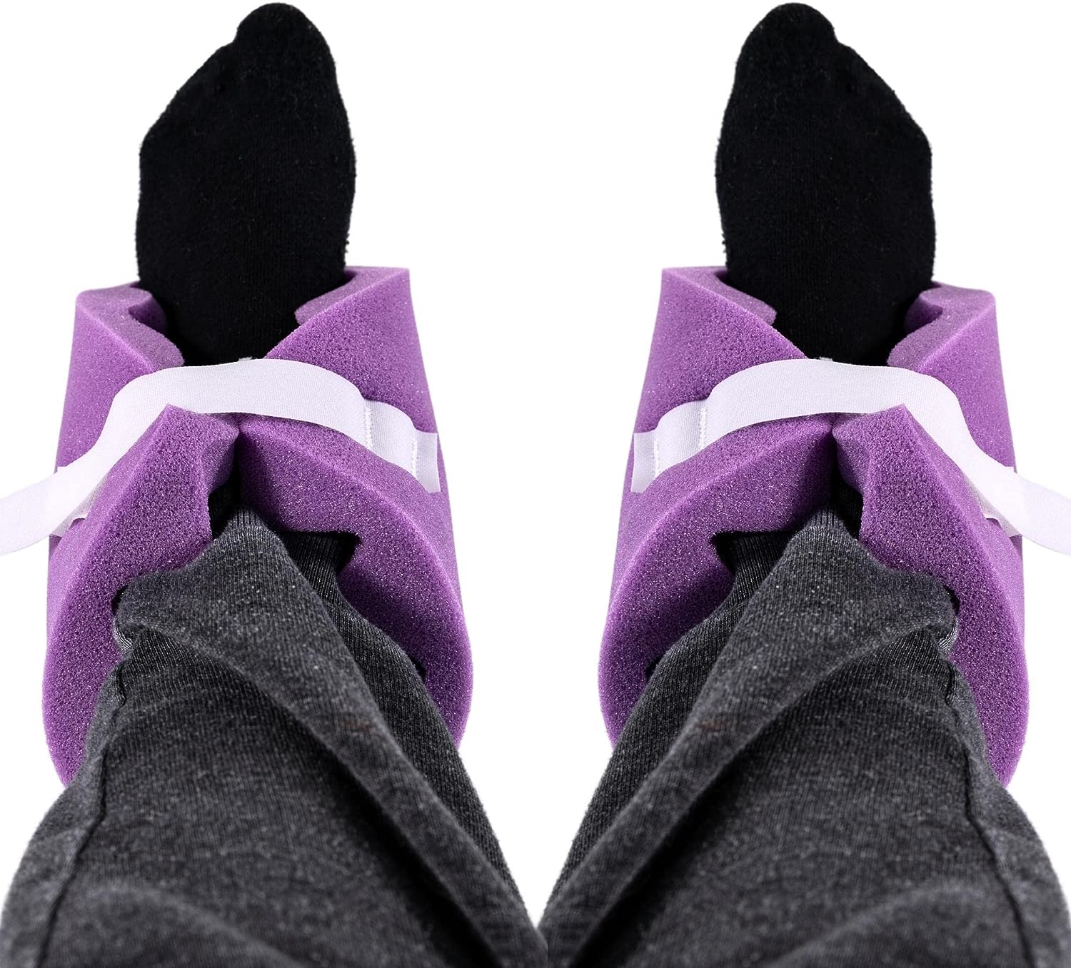 Premium Convoluted Foam Heel Protectors for Shoes - Cushioned Support & Pain Relief for Heel Spurs, Plantar Fasciitis - Ideal for Running, Walking & Everyday Comfort