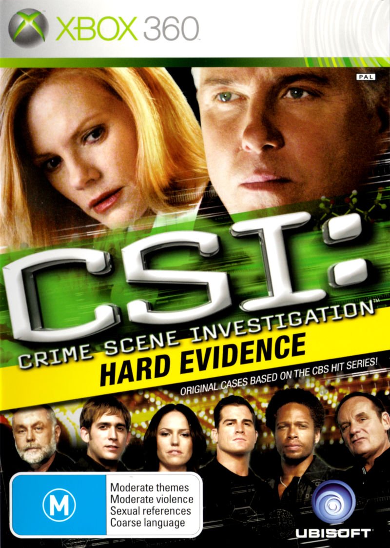 CSI: Hard Evidence - Xbox 360 Game (PAL Version) | Crime Scene Investigation Video Game for Adults & Teens | Perfect for Mystery Lovers & Detective Game Enthusiasts