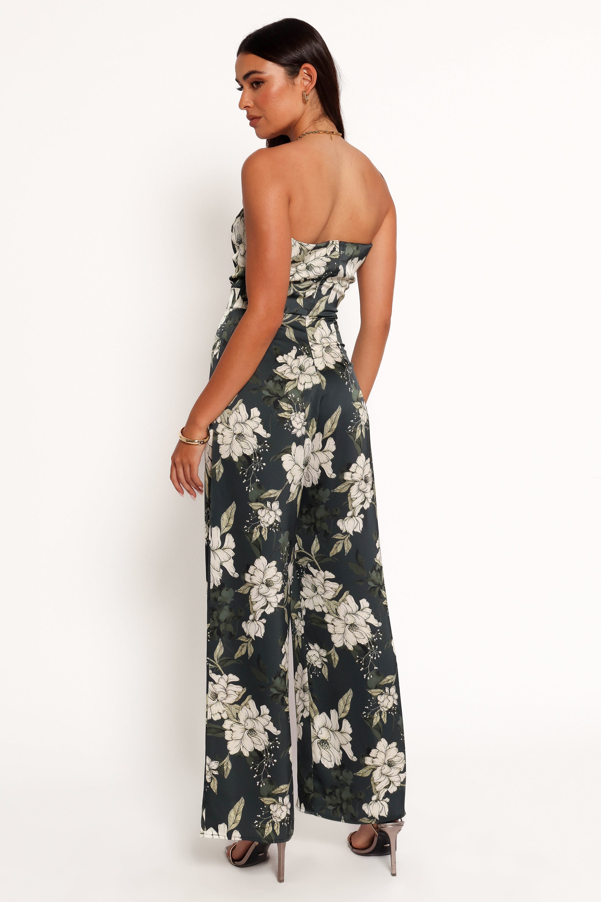 Karina Jumpsuit for Women - Green Multi Color Floral Print Romper - Perfect for Summer Outfits, Beach Vacations & Casual Wear