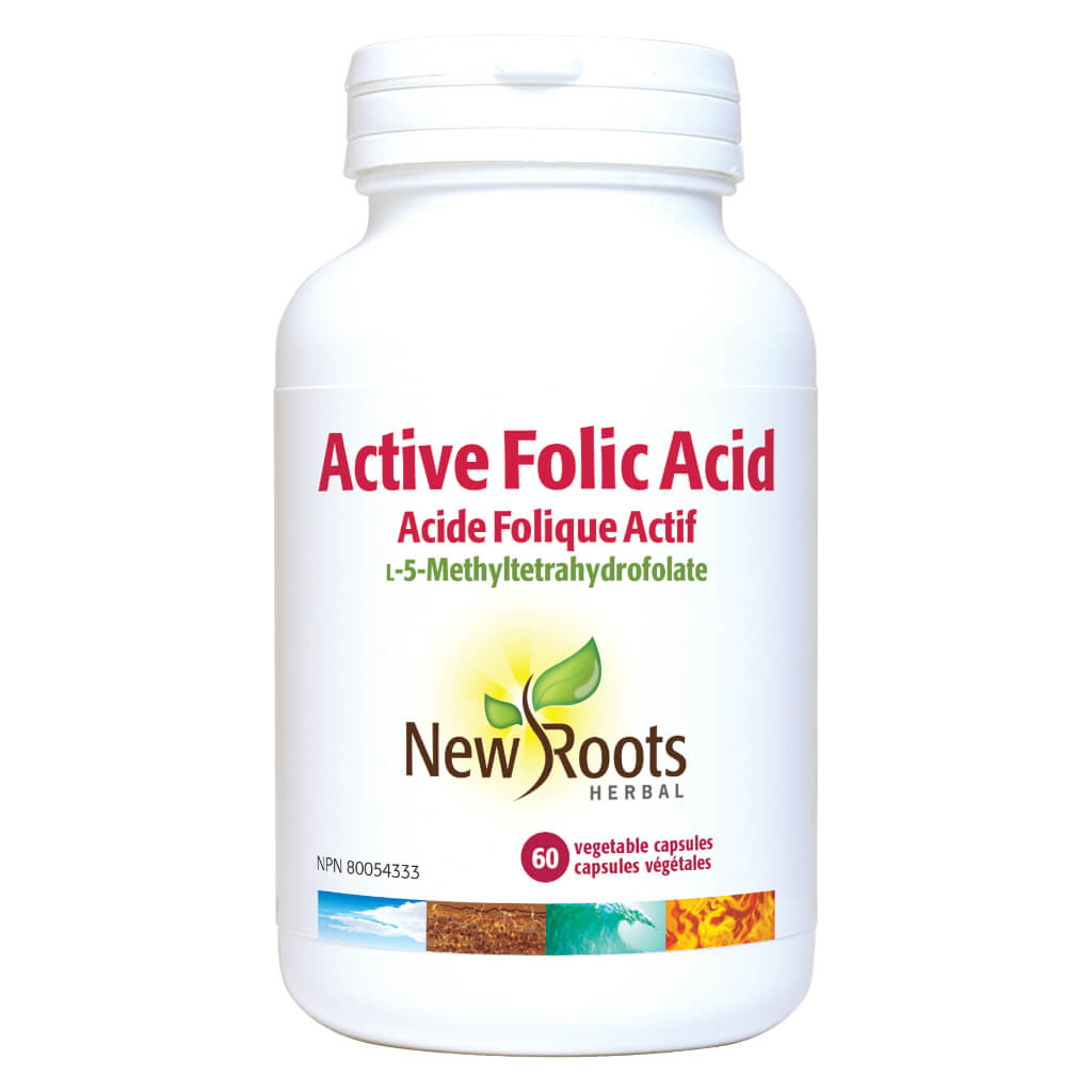 Active Folic Acid Supplement - 1000mcg Methylfolate Vitamin B9 for Pregnancy, Heart Health & Energy - Gluten Free & Non-GMO (60 Capsules) | Supports Fertility, Prenatal Care & Cellular Function
