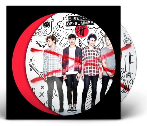5 Seconds of Summer 10th Anniversary Picture Disc Vinyl Record - Limited Edition Collectible LP for Music Fans & Vinyl Enthusiasts - Perfect for Home Decor, Gift Giving & Music Collections