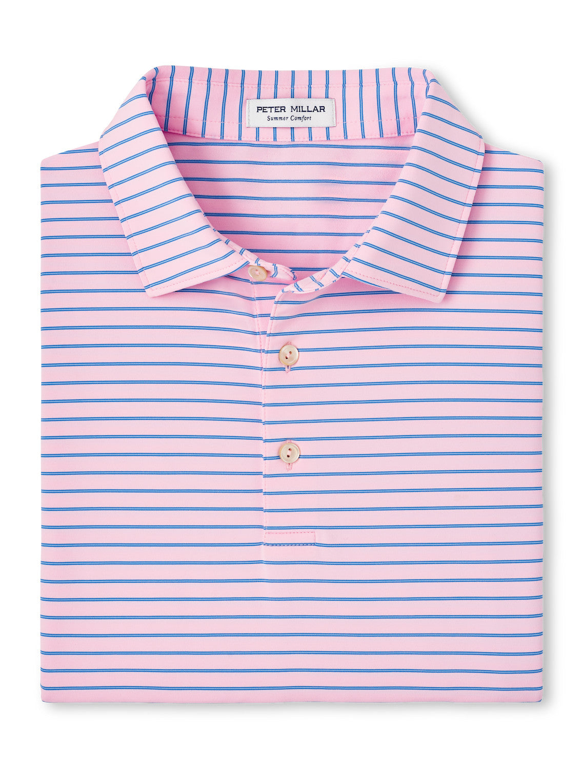 PETER MILLAR Men's Drum Performance Short Sleeve Polo Shirt - Moisture Wicking, Breathable Fabric for Golf, Tennis & Casual Wear