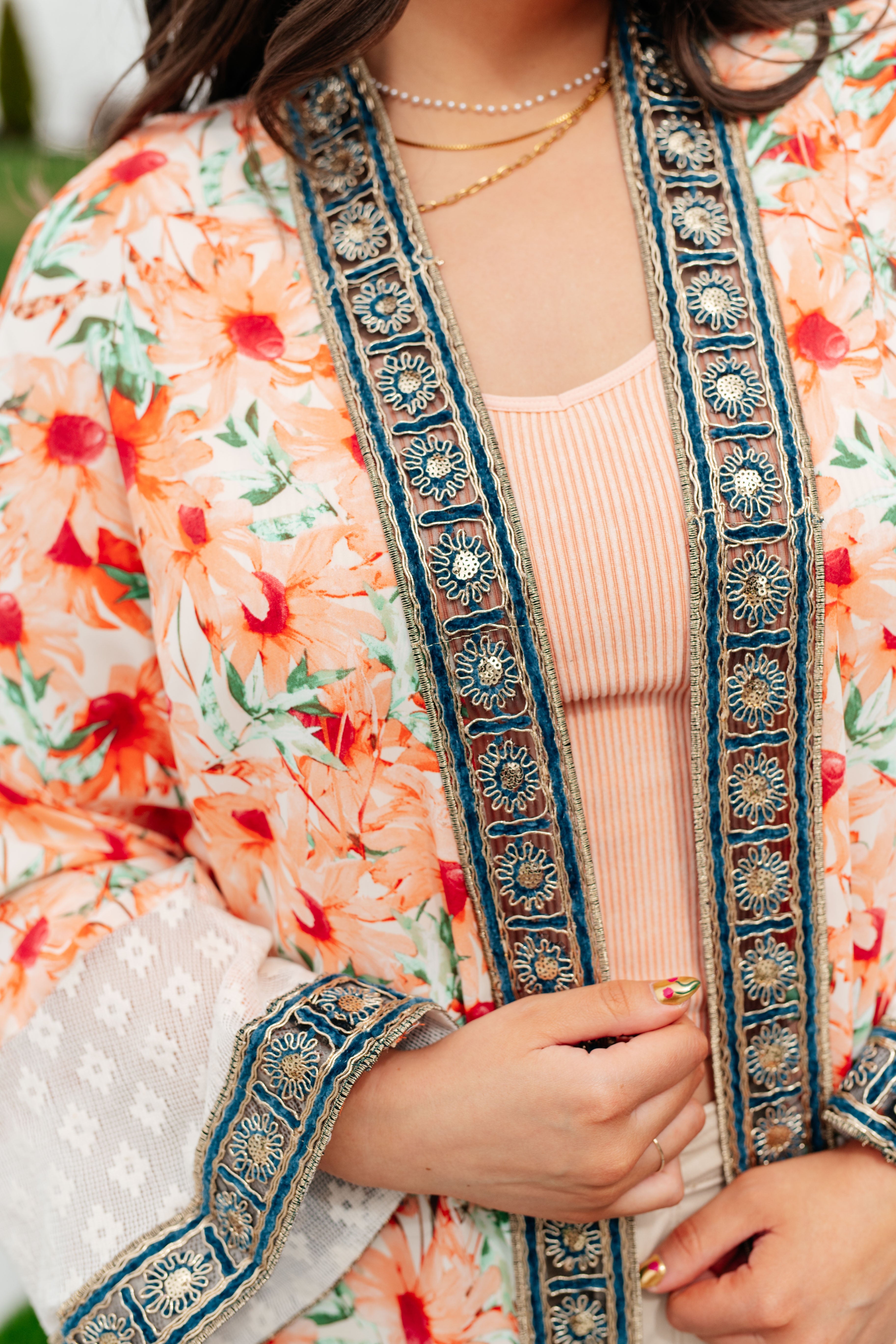 Festival of Feelings Duster Kimono - Elegant Flowy Long Cardigan for Women | Perfect for Festivals, Beach Cover Up, or Boho Chic Outfits