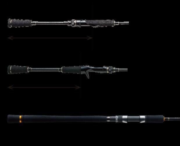 Major Craft Crostage 4-Piece Travel Spinning Rod - Lightweight Portable Fishing Rod for Travel & Backpacking - Perfect for Freshwater & Saltwater Fishing Adventures