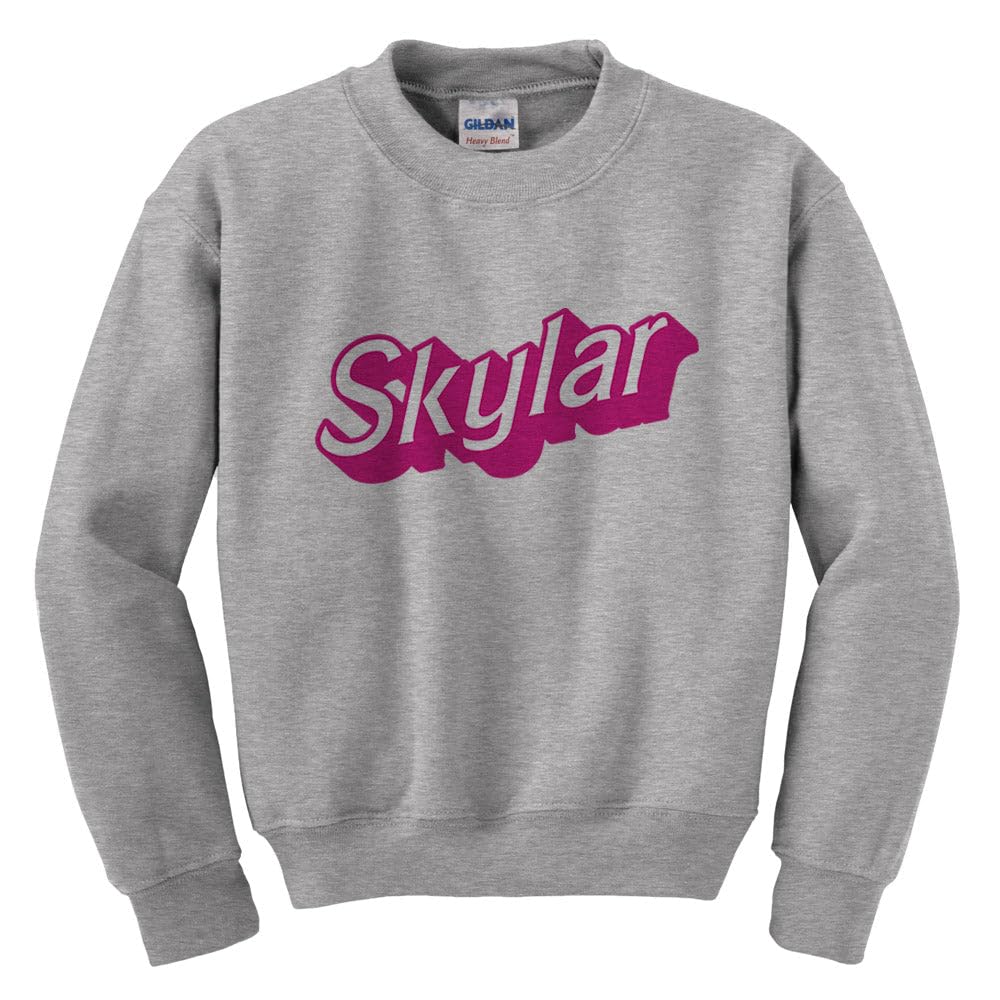 Skylar Doll Font Kids Sweatshirt - Youth Hoodie for Playtime