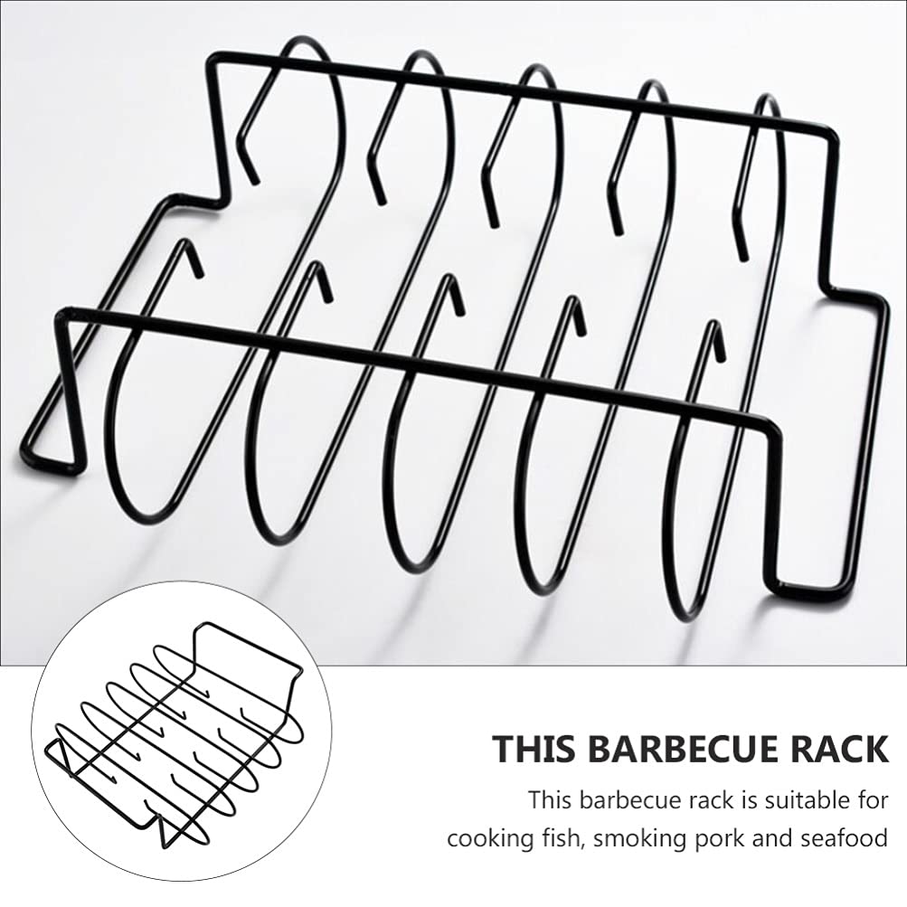 Portable BBQ Grill Rack - Outdoor Camping & Garden Barbecue Stand with Adjustable Height for Backyard, Picnic, and Tailgating Parties | Durable Stainless Steel BBQ Tool for Grilling Meat, Vegetables, and Seafood