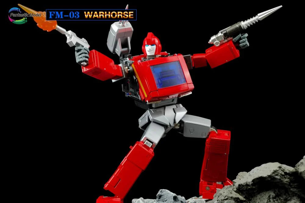 Fans Toys FM-03 Warhorse Collectible Action Figure - Highly Detailed 6-Inch Poseable Model for Display & Photography | Perfect for Collectors & Toy Enthusiasts