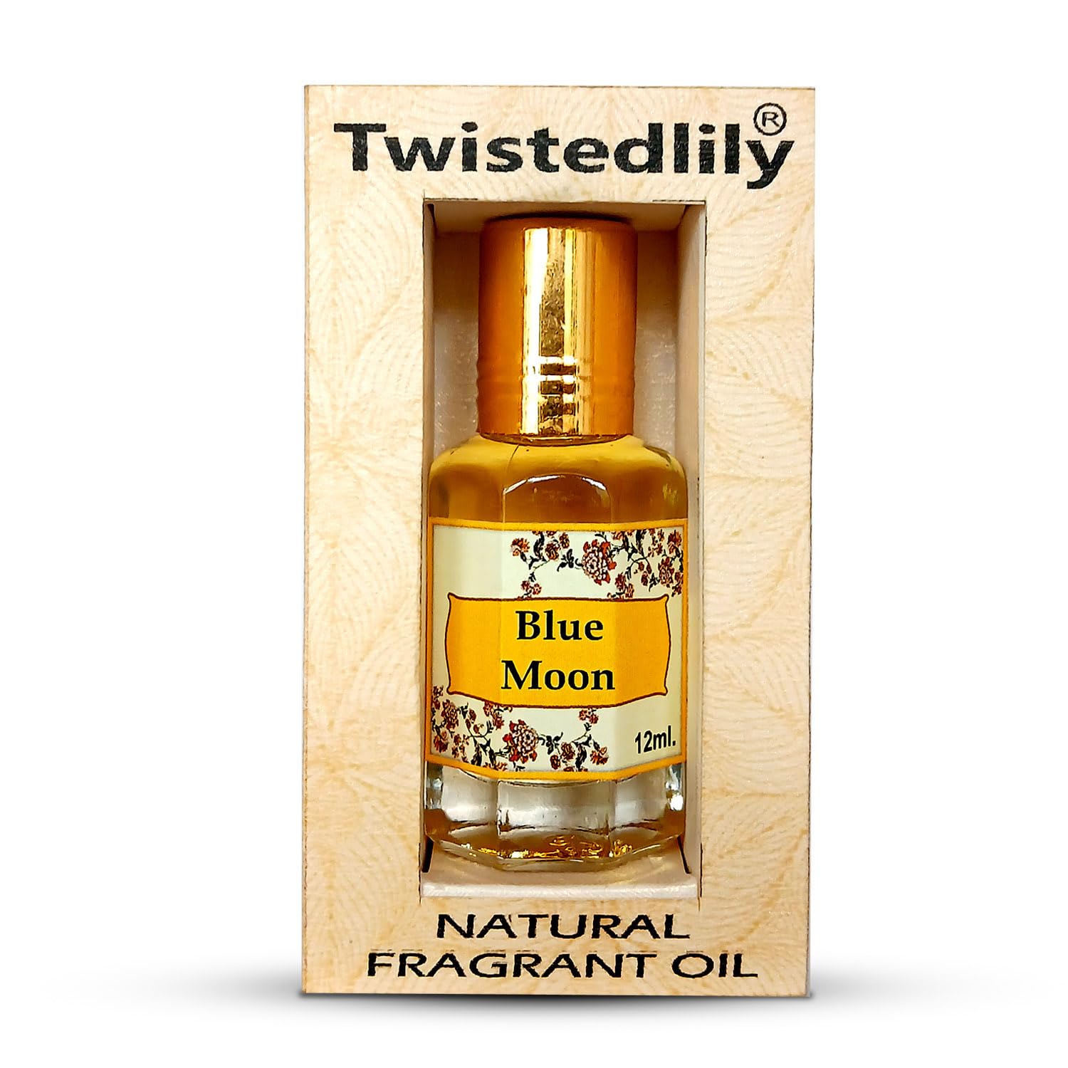 Twistedlily Blue Moon Perfume Oil Roll-On 12ml - Long Lasting Alcohol-Free Fragrance for Men & Women - Perfect for Travel, Date Night & Everyday Wear