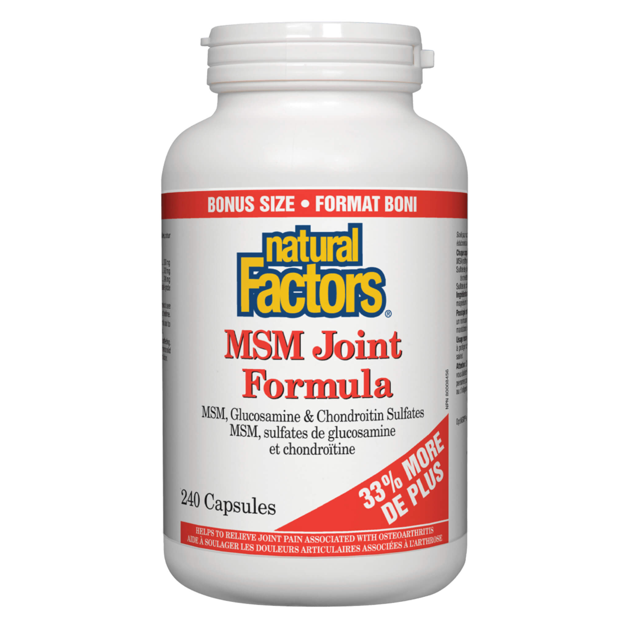 Best MSM Joint Formula Supplement for Pain Relief & Joint Support - Supports Mobility & Flexibility for Active Lifestyles