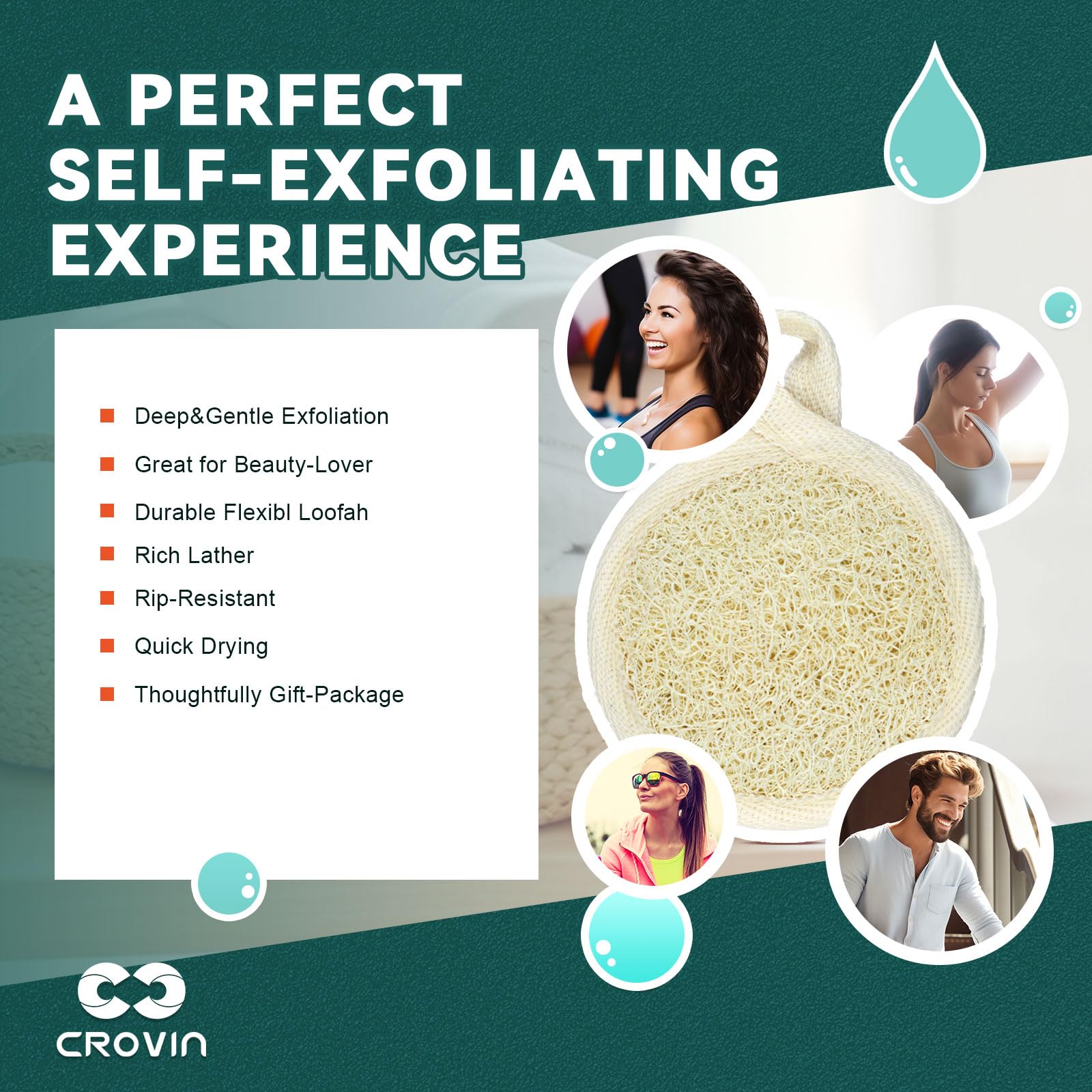Natural Luffa Exfoliating Facial Pads - 8 Count Pack | Gentle Face Scrubber & Cleansing Sponge for Deep Cleaning & Skin Renewal | Perfect for Daily Skincare, Makeup Removal & Blackhead Treatment