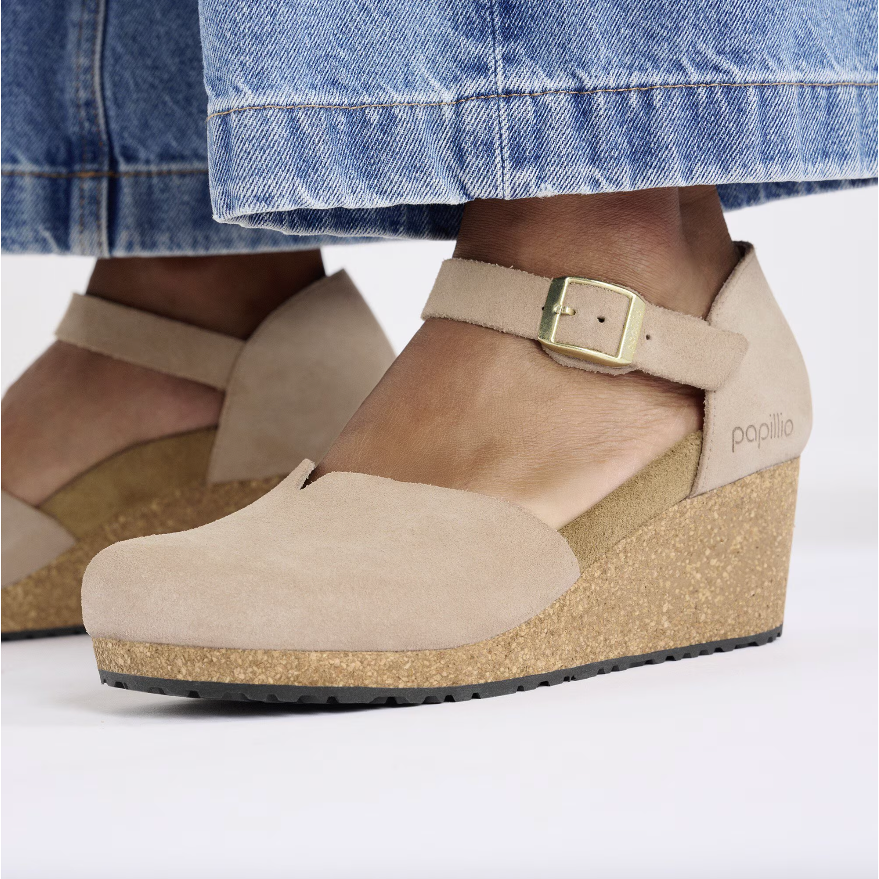 Birkenstock Women's Mary Jane Shoes - Genuine Suede Leather Comfort Sandals in Warm Sand | Perfect for Casual Wear, Office & Everyday Comfort