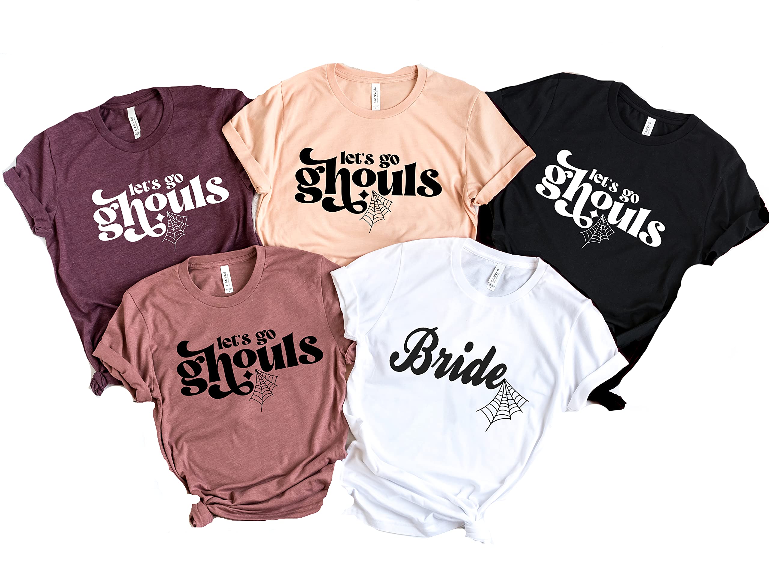 Funny Halloween Bachelorette & Bridesmaid Shirts - Western Themed Bridal Party Tees for Halloween Celebrations & Girls' Night Out