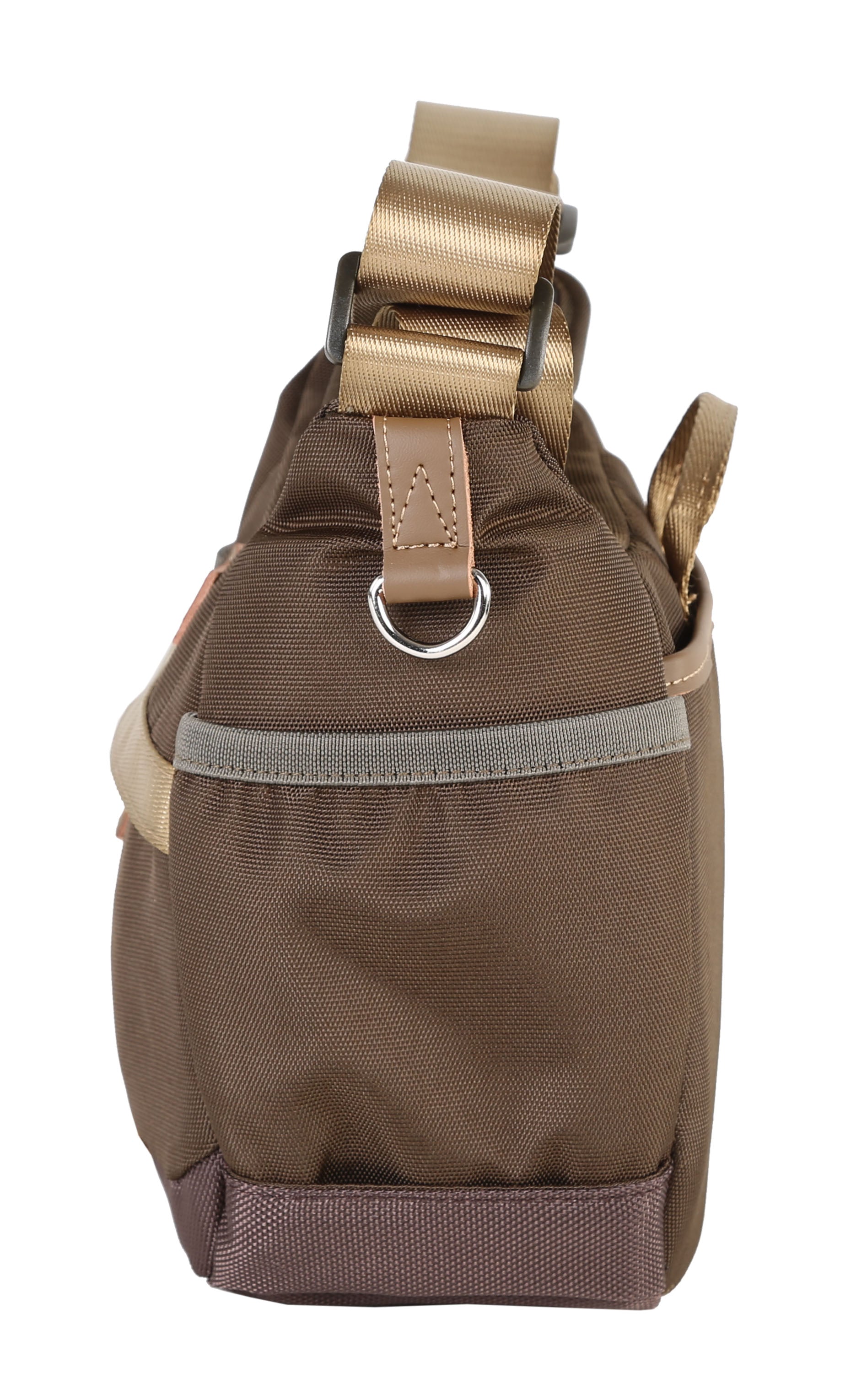 VEO GO 21M KG Shoulder Bag - Lightweight Durable Crossbody Bag for Men & Women, Khaki Green - Perfect for Travel, Work & Everyday Use