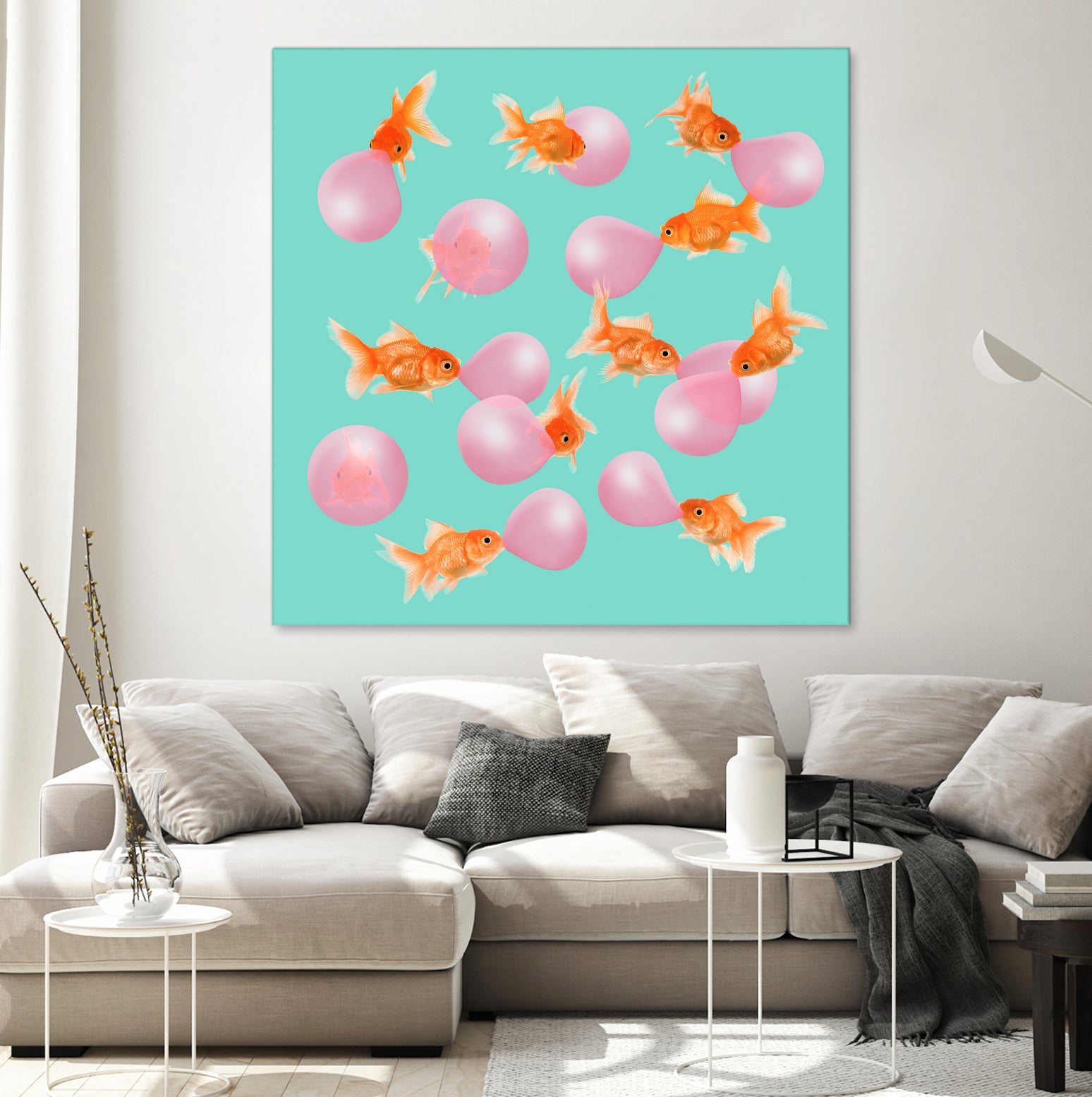 Bubblegum Goldfish - Fun & Chewy Bubble Gum Candy for Kids, Parties & Gifts | Sweet Treats for Birthdays, Halloween & Snack Time